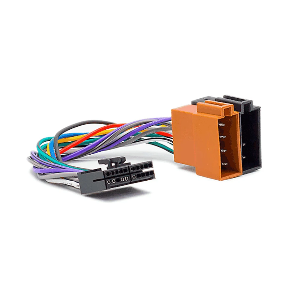 Car Stereo ISO Wiring Harness For Audiovox AEG Clatronic Foryou Mystery Prology Elenberg Radio Wire Adapter Plug Connector Cable-in Cables, ...