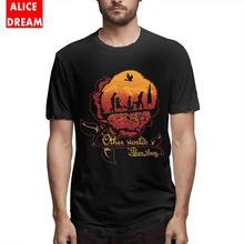 Dark Tower1 T shirt Men's Quality 2018 Short Sleeve Cotton S-6XL Eagle Stephen King Idris Elba Abbey Lee Tom Taylor stephen king gerald s game