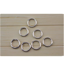 100 шт. небольшой O образный Открытый Металлический Мини Карабин брелок-фиксатор сверхжесткий альпинистский подвесной открытый веревка пряжка