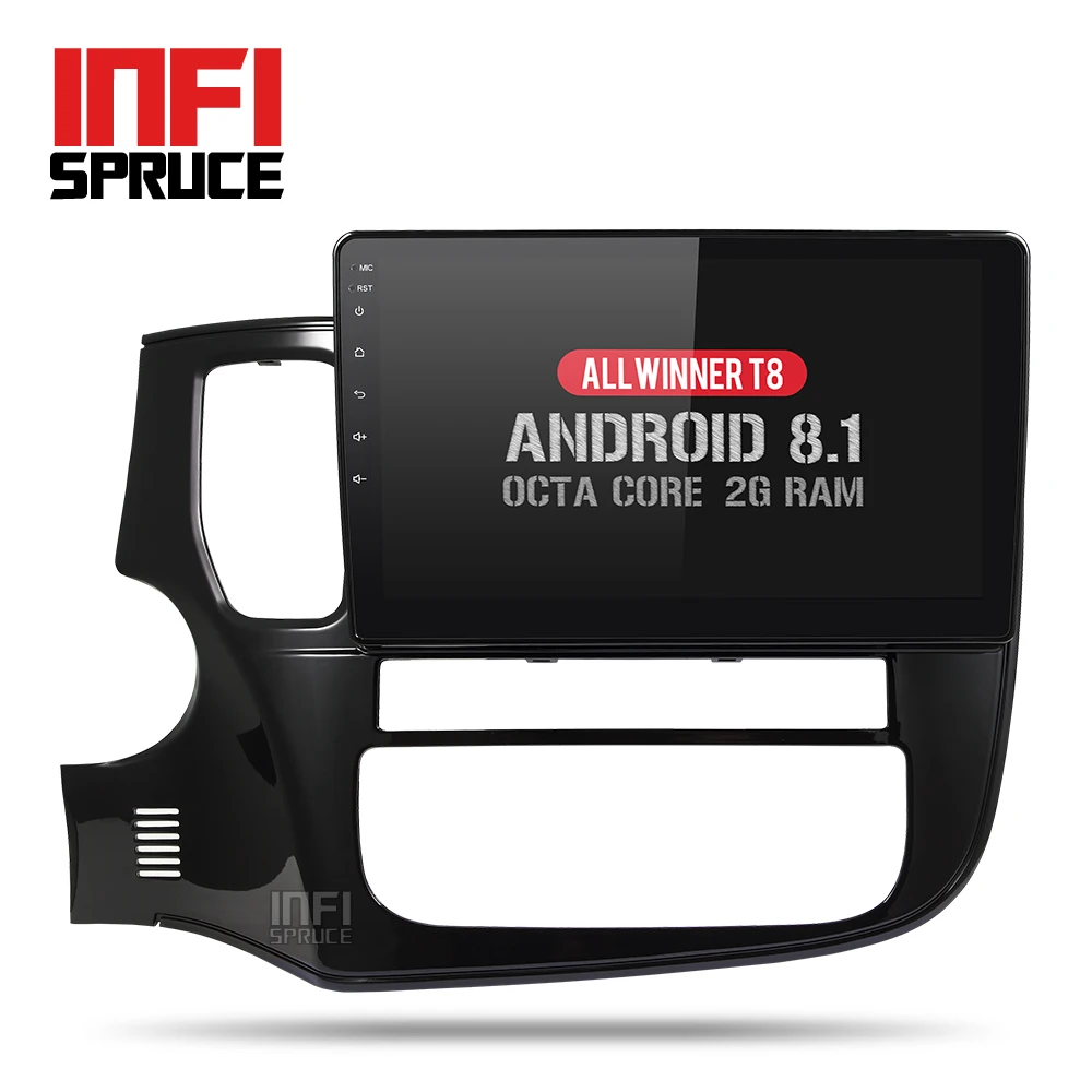 Android 8 1 автомобильный DVD для Mitsubishi Outlander 2016-10 с 4G дюймов 3g/2014 gps Радио Видео плеер