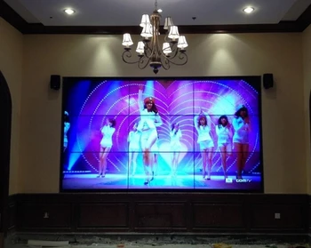 شراء4x4 سامسونج LG 46''55 ''لوحة 3.5 مللي متر الحافة تقسم HD Led شاشة الفيديوهات إل سي دي الجدراية كبيرة متعددة الوسائط الرقمية لافتات عرض لاعب العرض