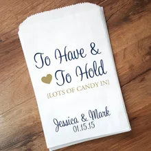 Пользовательские иметь и провести Свадебные попкорн Конфеты стол Лечить Сумки день рождения Свадебный baby Shower Bakery Cookie подарочные сувениры пакеты