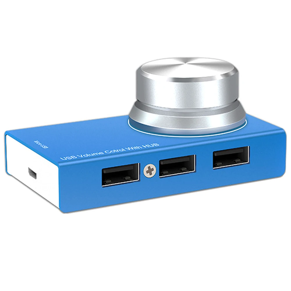 5 шт./лот USB регулятор громкости с 3 2 0 концентратором компьютера динамик аудио для