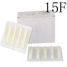100 шт стерильные Ассорти пластиковые одноразовые татуировки Советы 15FT белые насадки на тюбик для поставка машинок для татуировки