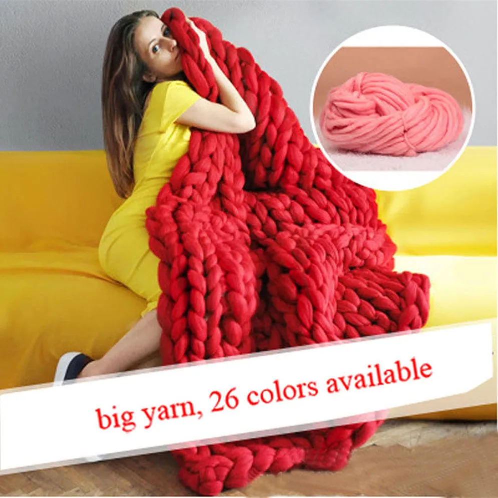 Download Super Chunky Merino Wool Yarn Blanket Pattern Images