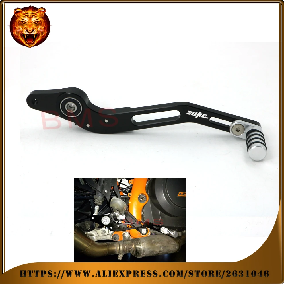 Motorcycle Accessories Adjustable Rear Foot Brake Pedal Lever For KTM