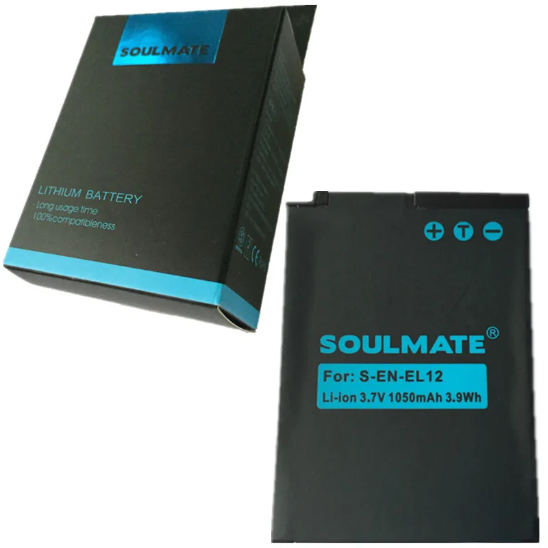 SOULMATE EN EL12 EL12 lithium batteries pack EN EL12 Digital Camera