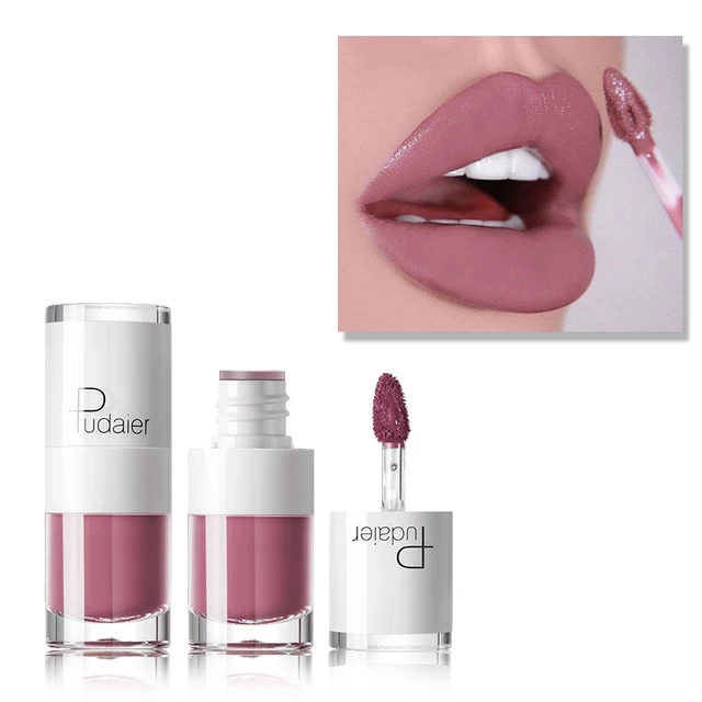 

PUDAIER Sexy Matte Lasting Lip Gloss 26Color Velvet Nude Makeup Waterproof Liquid Lipstick Lip Tint Soft Lipgloss Cosmetics Lips