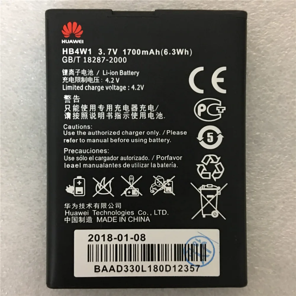 Батарея для huawei Y3 II Батарея A199 G700 Ascend G510 G520 G525 Y210 Y530 C8813 C8813Q C8813D T8951 HB4W1 1700 мА-ч