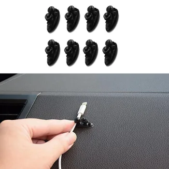 

8PCS Car Charger Line Clasp Car Wire Clip Automobiles Interior for Toyota Camry Highlander RAV4 Crown Reiz Corolla Vios Yaris L