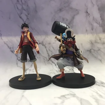 

Anime One Piece 2pcs/set DXF the Grandline Men Film Z Vol.1 Luffy & USOPP PVC Action Figure Toys