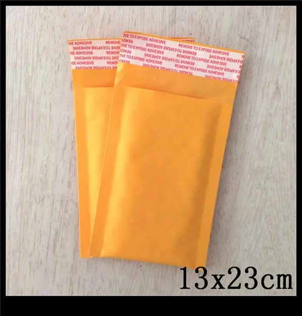 

50PCS/lot Kraft Bubble Mailers Padded Envelopes Bags 5.1"*9" 13cm*23cm Wholesale Bubble Mailers For Packaging And Shipping