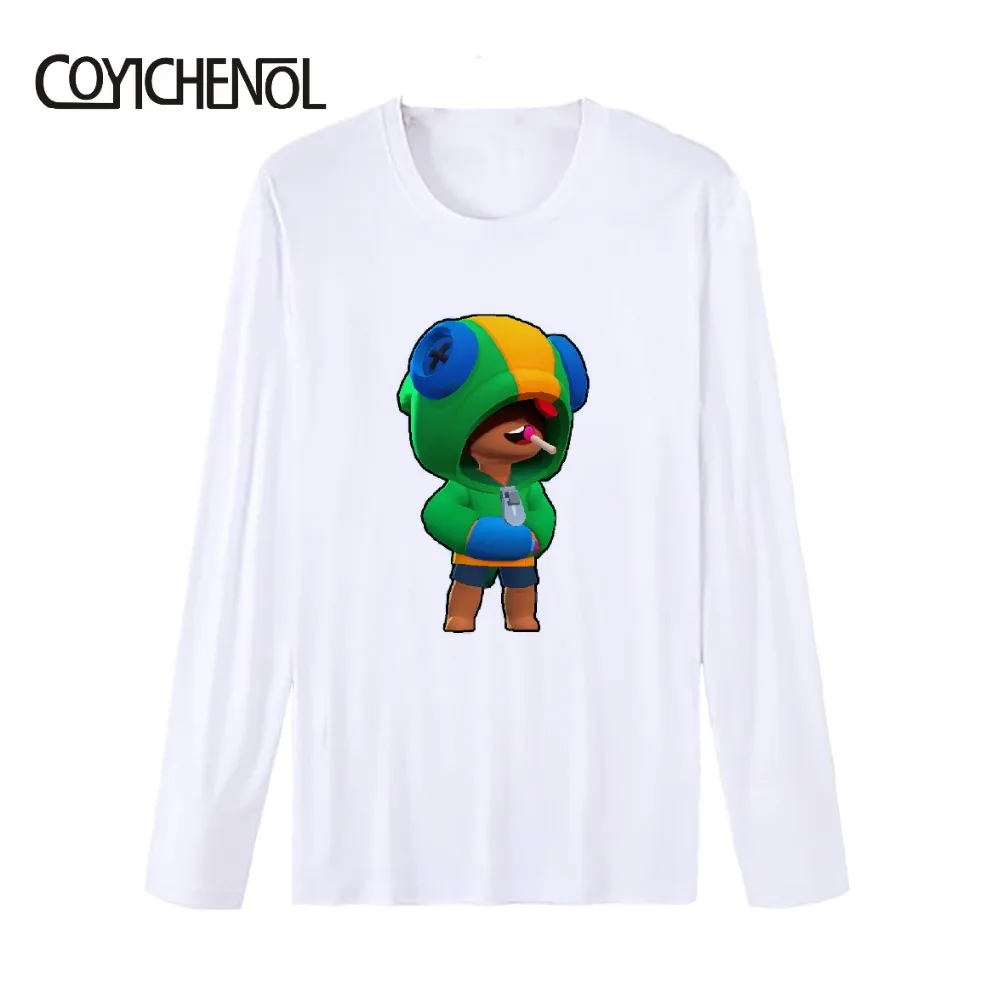 Brawl stars customize print tshirt men modal long sleeves ...