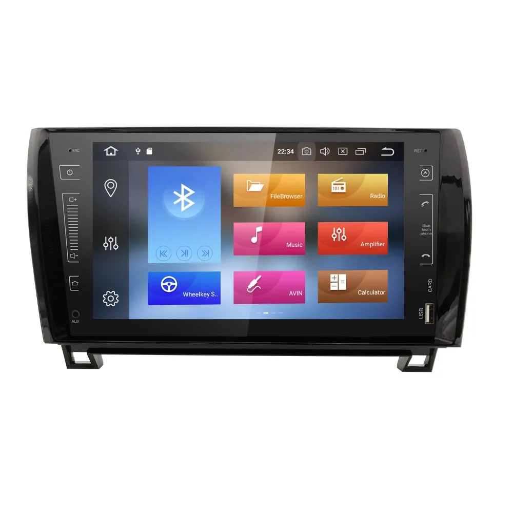 

9 Inch 2 Din HD 1024x600 Eight Core Android 8.0 Car GPS For Toyota Tundra Sequoia 2008-2013 Stereo Radio 4G WiFi OBD DVR DAB+