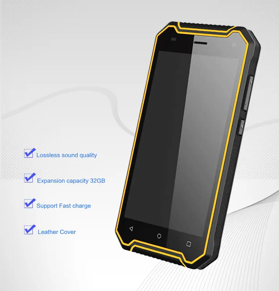 China Original JEASUNG P8 IP68 Rugged Waterproof SmartPhone outdoor slim Moble phone Android 7.0 4G Shockproof 3GBRAM Cellphone