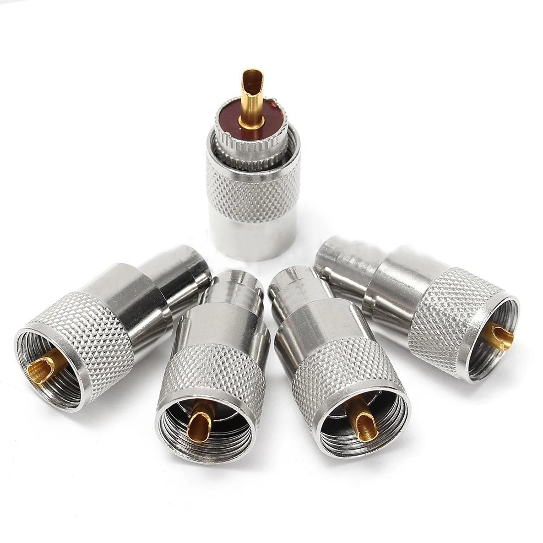

5 pcs UHF PL259 Plug Solder Connector for RG8