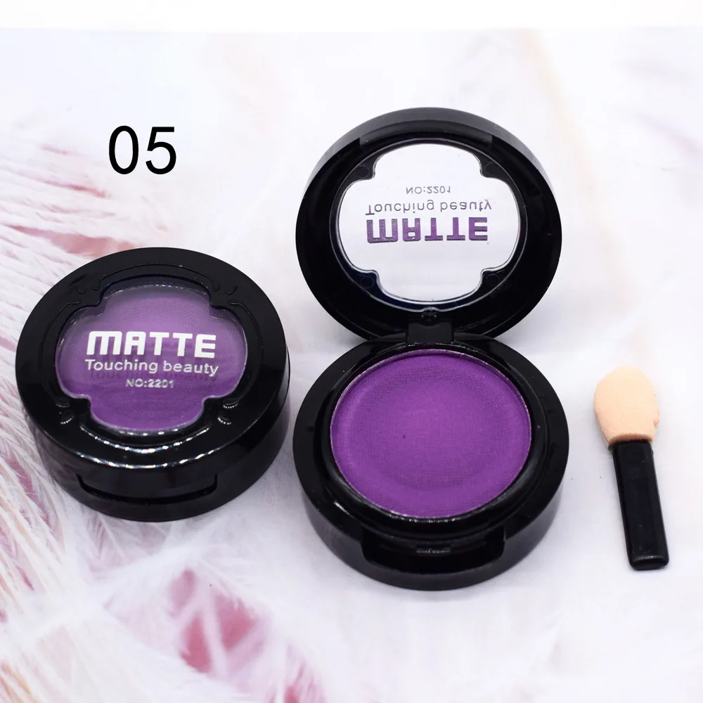 8 Colors Pro Matte Eyeshadow Palette Glitter Pigment Powder Beauty Glazed Eye Shadow Waterproof Long Lasting Korean Woman Beauty - Цвет: 05