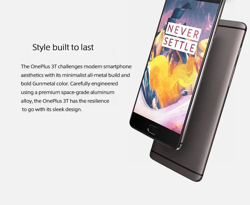 OnePlus 3T A3010 4 аппарат не привязан к оператору сотовой связи мобильный телефон 5," 6 ГБ Оперативная память 64 Гб/128 ГБ Встроенная память Snapdragon 821 NFC Android, две sim-карты, распознание отпечатка пальца с ближней бесконтактной связью