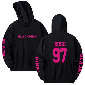 

Mainlead BLACKPINK New Style Hoodie Lisa Jisoo Jennie Rose Sweatshirt
