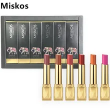 

6PCS Lipsticks Makeup Kit Long Lasting Matte Lipstick Set Waterproof Batom Cosmetics Make up Maquiagem Profissional Completa