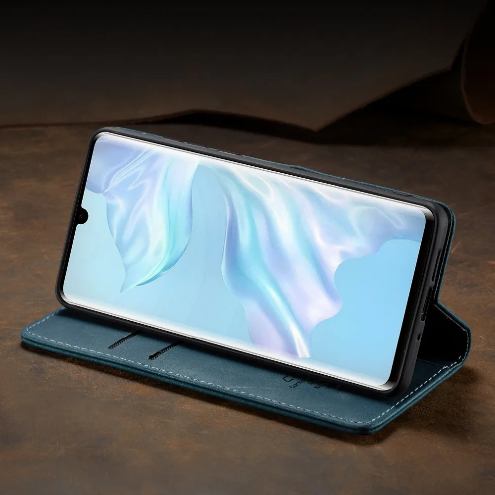 Смарт чехол для Huawei P30 Pro Lite Nine 4E P Магнитный кожаный кошелек с откидной крышкой