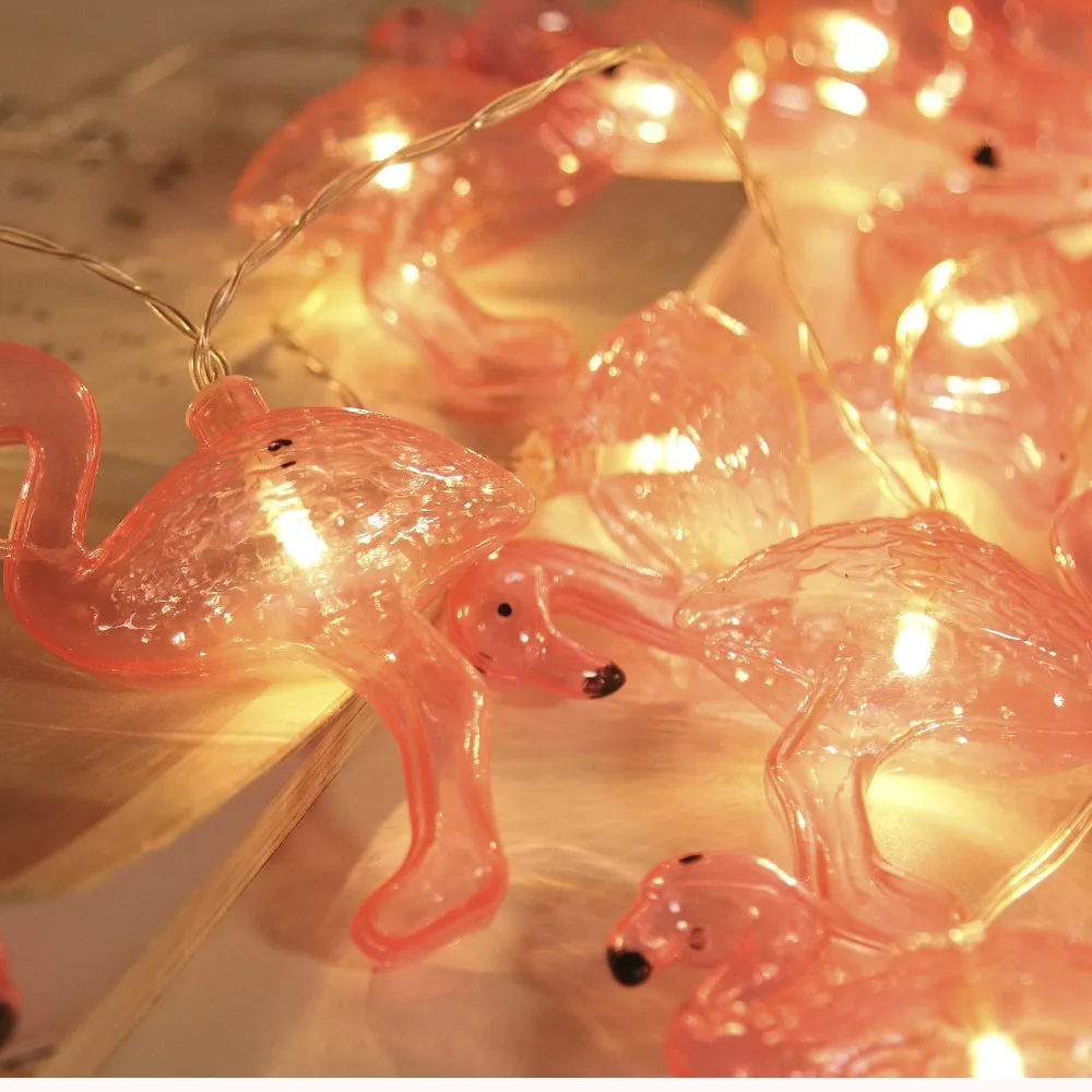 JUNJUE Flamingo LED String Light ins Korean Style Party Supplies Christmas Wedding Decoration Holiday Lights For Home JUNJUE Flamingo LED String Light ins Korean Style Party Supplies Christmas Wedding Decoration Holiday Lights For Home