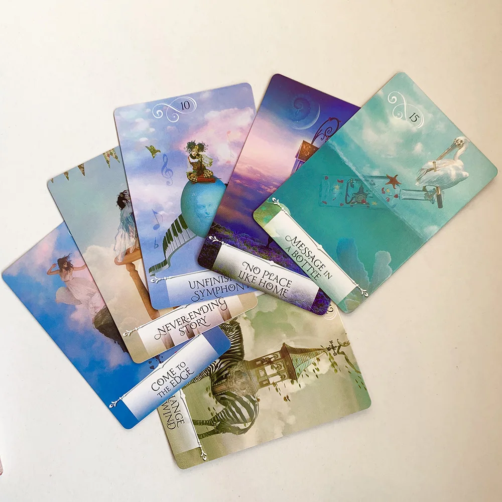 

2019 divination oracle cards deck, knowledge board game, factory made high quality fortune guidance for women tarot card game