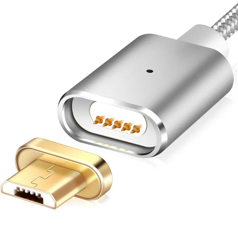 Magnética Micro Usb Cables de carga rápida para teléfono móvil Android imán Cable de datos del cargador para Xiaomi Redmi 4x Gaxaly S7 cargo