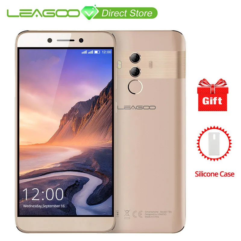 LEAGOO T8S 5.5" FHD IPS 16:9 display 4G Smartphone MTK6750T Octa Core ...