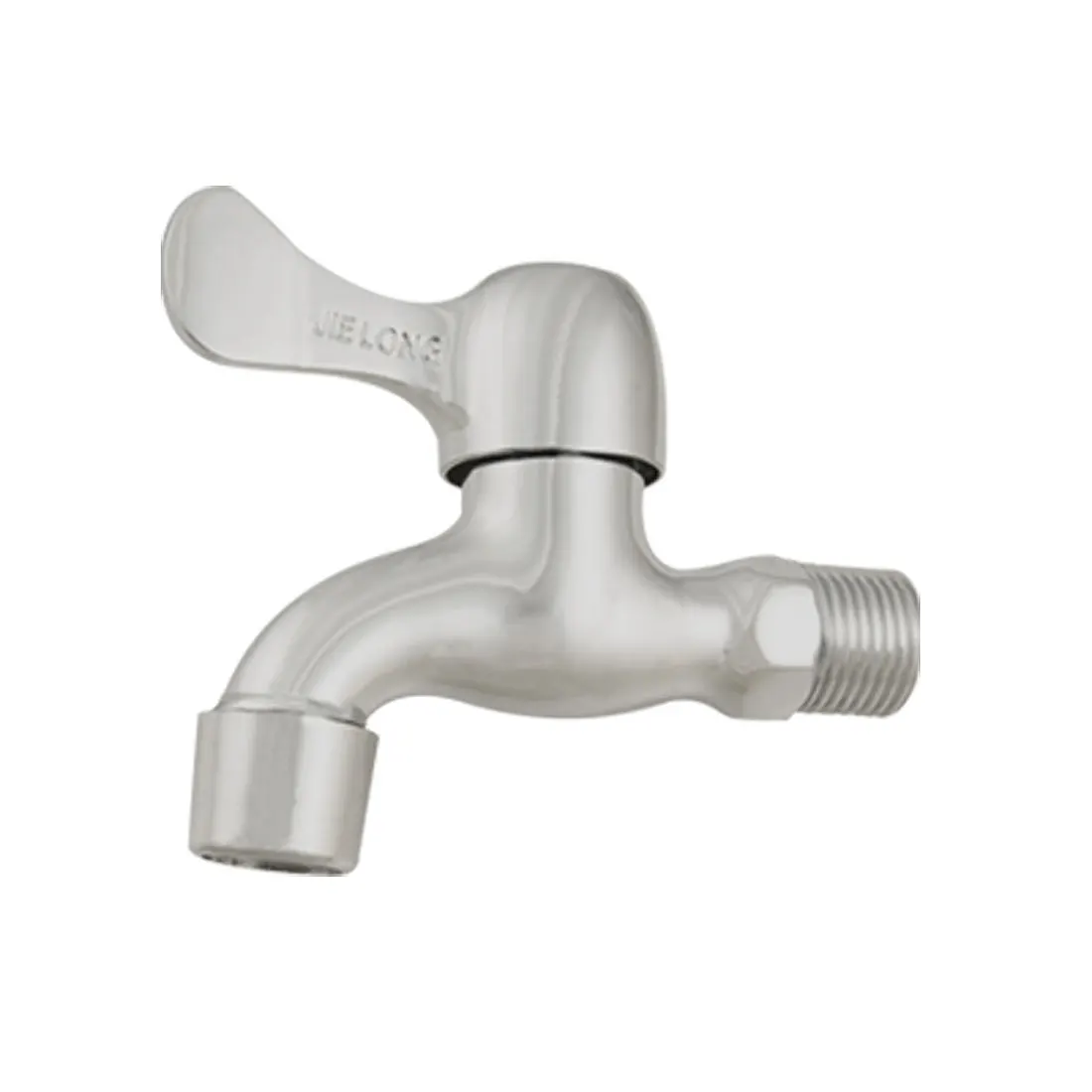 

Quarter Turn Water Tap Filtering Net Faucet Silver Tone