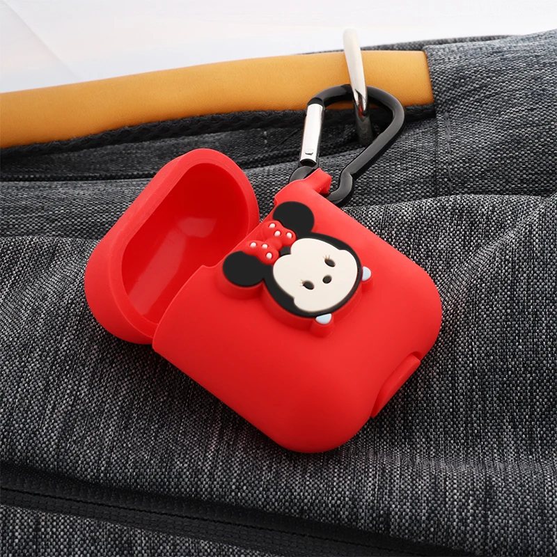 3 в 1 милый силиконовый ударопрочный чехол для Apple IPhone AirPods Air Pods наушники зарядка