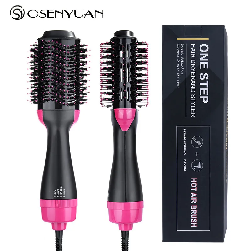 Secador de pelo profesional de 1000W, cepillo 2 en 1, alisador de pelo,  rizador, peine, secador eléctrico con cepillo, secador de pelo|Secadores de  pelo| - AliExpress