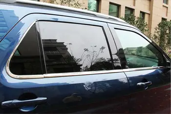 

CAR FULL WINDOW DECORATION STRIPS TRIM COVER 6PCS FIT FOR FORD Explorer 2013 2014 2015 2016 2017 2018