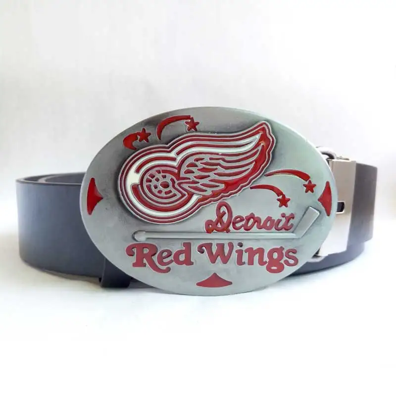 T Disom Hot Sale Red Wings Belt Buckle 