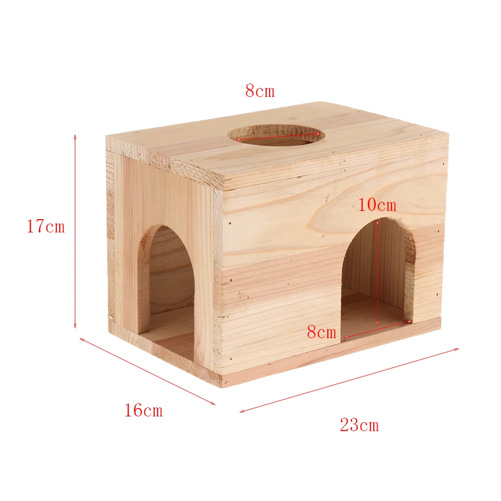 Small Animals Hut Toy Hamster, Gerbil Guinea Pig Beautiful House