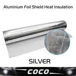 100 см * 1200 см Алюминиевая фольга щит теплоизоляция Антикоррозионная защита от царапин звукопоглощение поглощение тепла