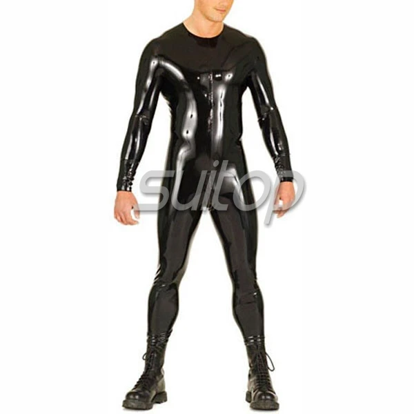

Rubber catsuit Latex body suit for man Xl 2XL 3XL L M S custome SUITOP Hollywood suit