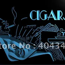 LK623-сигары дисплей приманка светодиодный неоновый свет знак