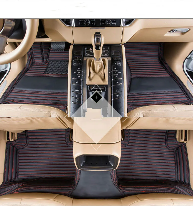 

Full Covered No Odor Waterproof Carpets Durable Special Car Floor Mats For Hummer H2 H3 5seats