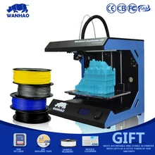 Горячие Продажи WANHAO D5S Мини 3d Принтер, DIYMetal Framekit LCD3d-Printer, Большой PrintingSizewith 400 м Нити, 8 ГБ SD CardFor Бесплатный