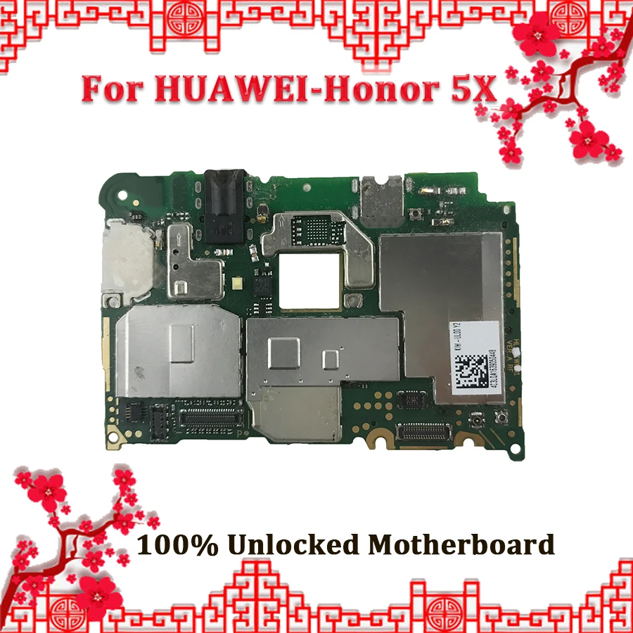 Замена разблокирована для HUAWEI Honor 5X материнская плата, разборная материнская плата 16 Гб для HUAWEI Honor 5X материнская плата с полным чипом