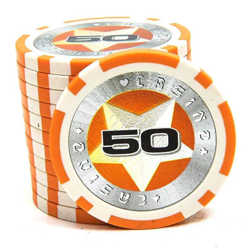 

20 PCS/LOT Classic Poker Chips 14g Iron/ABS Cheap Chips Texas Hold'em Poker Wholesale For Club Free Shipping