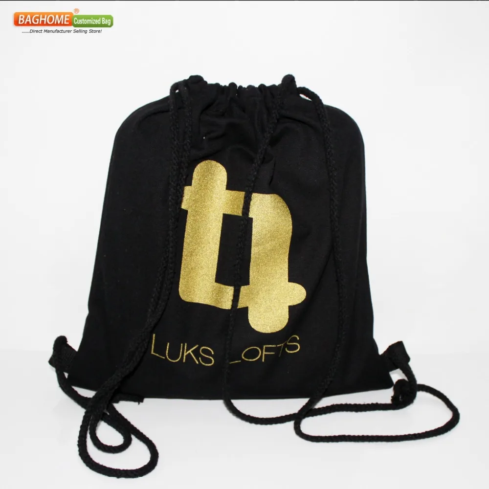 US $218.00 100PCSlot Gym Sack String Backpacks Bag Cotton Drawstring Bags Custom Logo