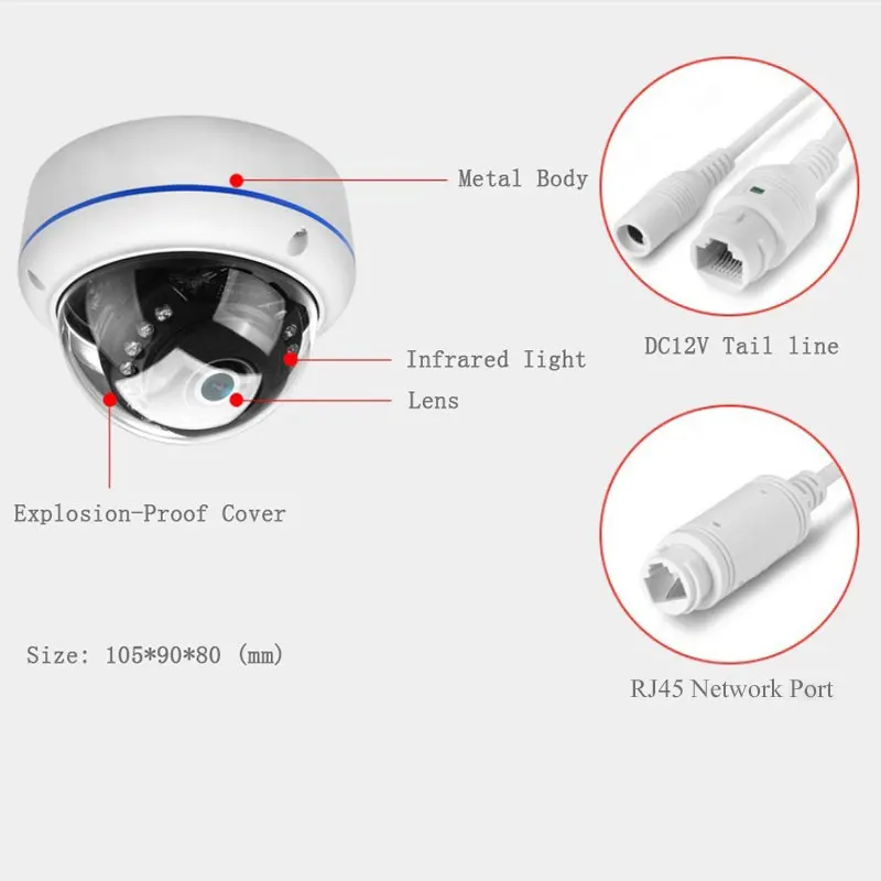 1080 P HD купольная камера с WiFi Главная CCTV Wi Fi IP камера видеоняни и радионяни AP подключения WiFi HD камера