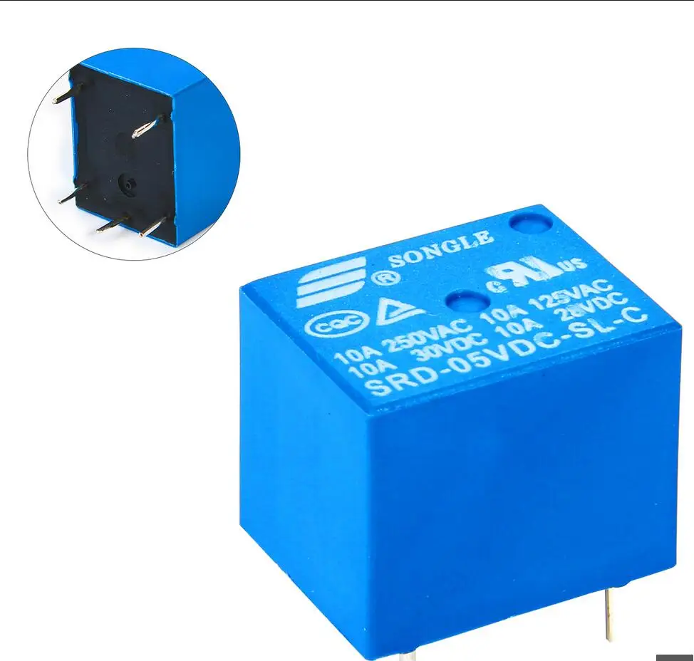 Реле мощности SONGLE 5 В 10 шт. реле для arduino 4 | Электронные компоненты и