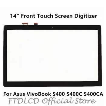 

FTDLCD 14" Front Touch Screen Digitizer Outer Glass For Asus VivoBook S400 S400C S400CA S400CA-RS15T18