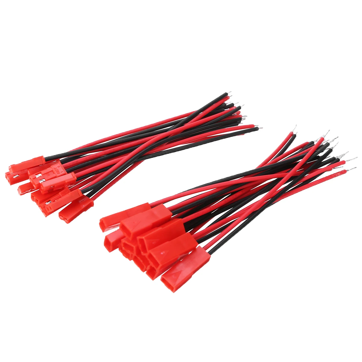 20pcs 2 Pin Connector Male Female JST Plug Cable 22 AWG Wire For RC Ba_lp 