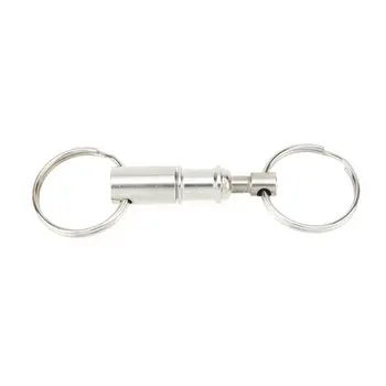 

5 pieces split rings / detachable key ring / key chain with two split rings