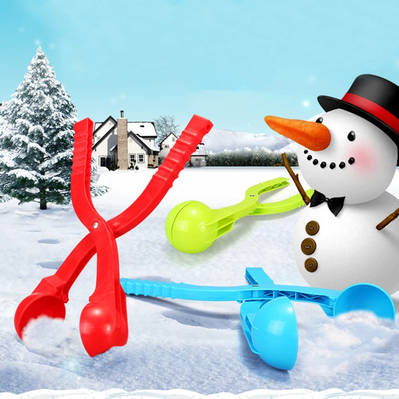 

2 SIZE 20~35 CM Winter Snow Ball Maker Sand Mold Tool Kids Toy Lightweight Compact Snowball Fight Outdoor Sport Tool Toy Sport