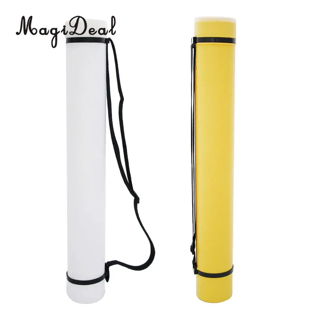 MagiDeal Telescopic Archery Arrow Back Quiver Tube Adjustable Shoulder Strap Holder